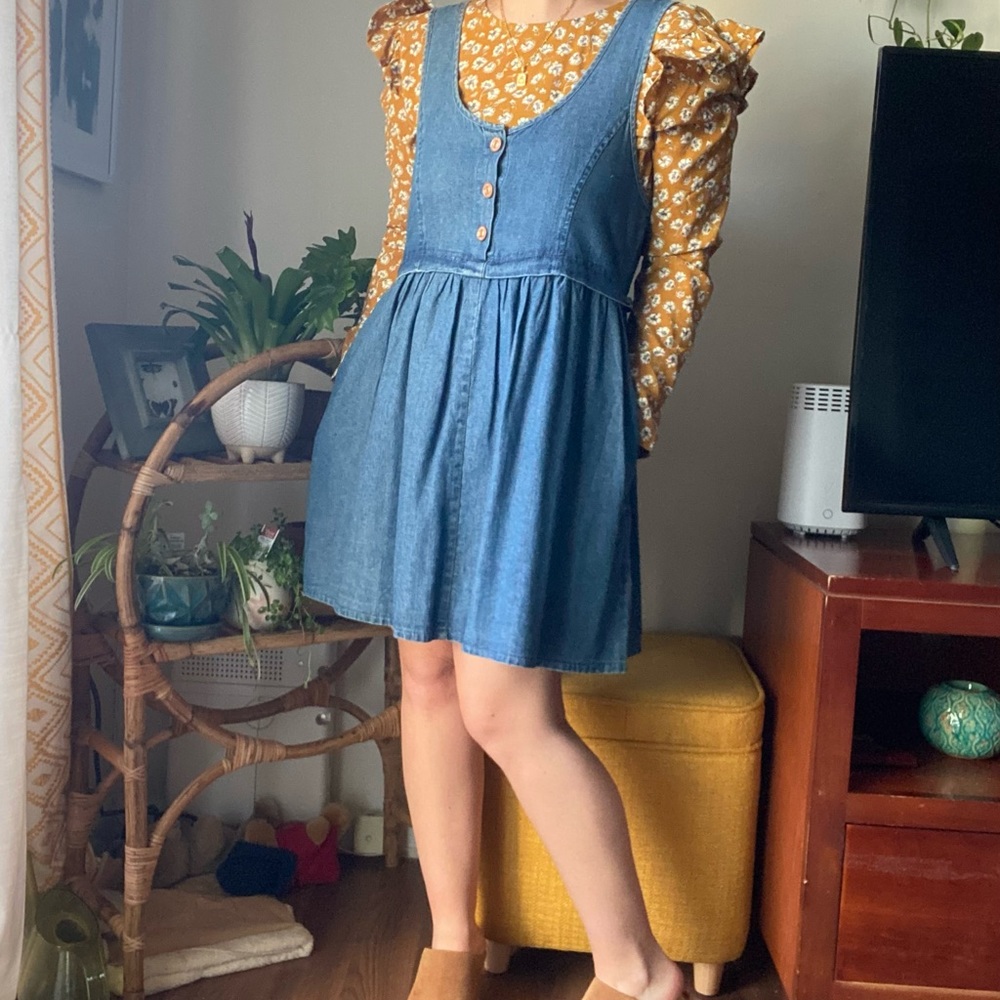 Forever 21 top and jean jumper